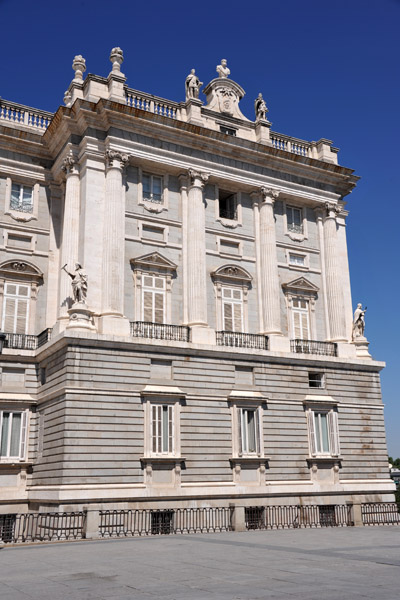 Northeast corner of the Royal Palace, Madrid