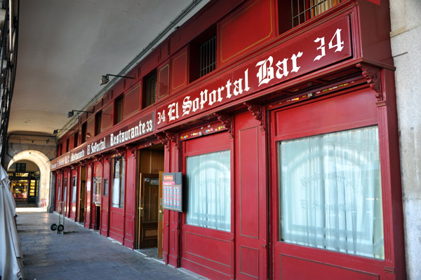 Restaurante El Soportal, Plaza Mayor, Madrid