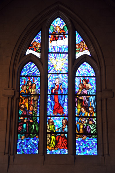 Stained glass window, Catedral de la Almudena