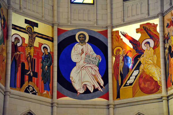 The Crucifixion, Christ Pantocrator, The Resurrection