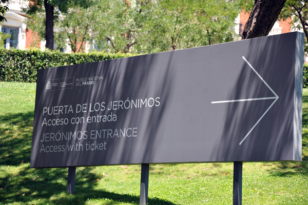 Museo del Prado - Jernimos Entrance, Madrid