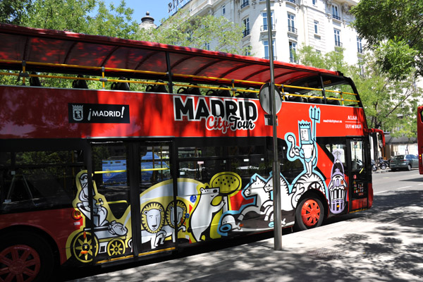 Madrid City Tour double-decker bus