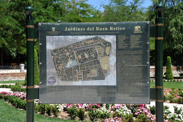Jardines del Buen Retiro, Madrid