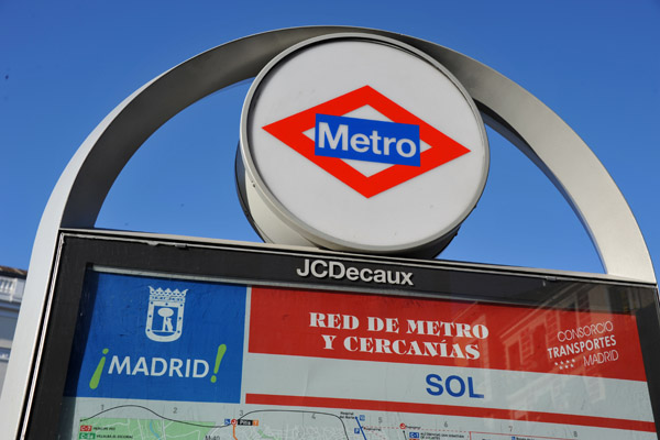 Metro Sol, Puerta del Sol, Madrid