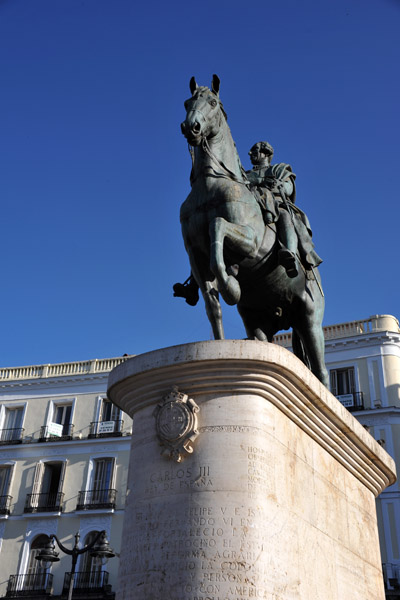 Carlos III, Puerta del Sol, Madrid
