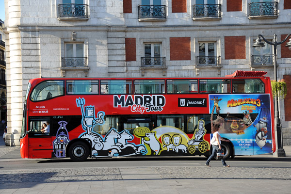 Double Decker Bus - Madrid City Tour, Puerta del Sol