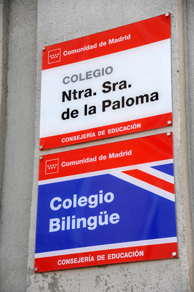 Colegio Bilinge Nostra Senora de la Paloma, Madrid