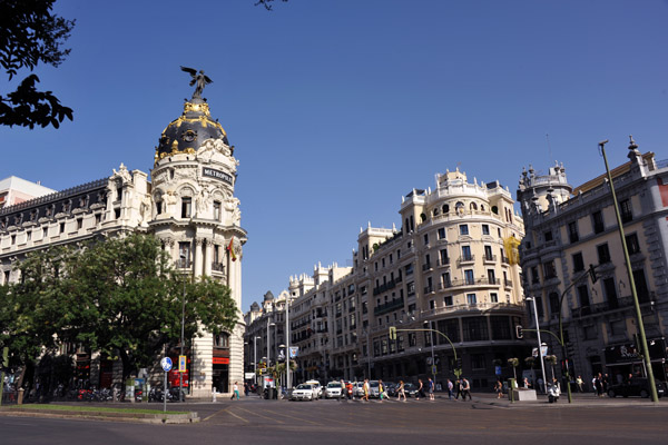 Calle de Alcal junction with Gran Via, Madrid