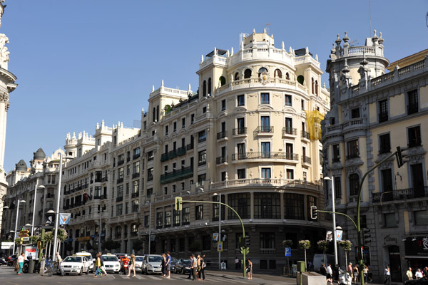 Calle de Alcal junction with Gran Via, Madrid