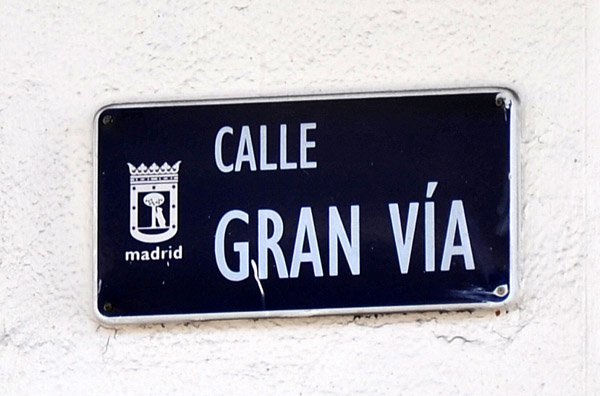 Calle Gran Via, Madrid