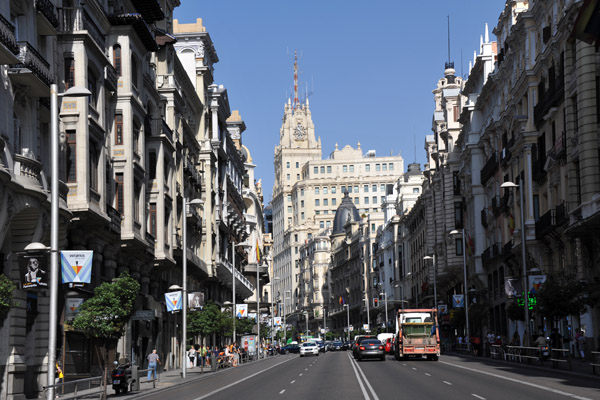 Calle Gran Via, Madrid, Spain's Broadway