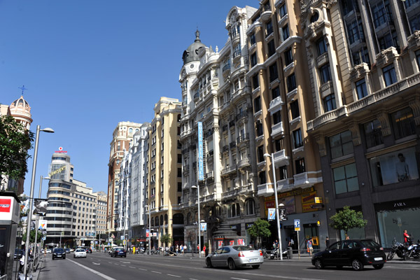 Calle Gran Via, Madrid