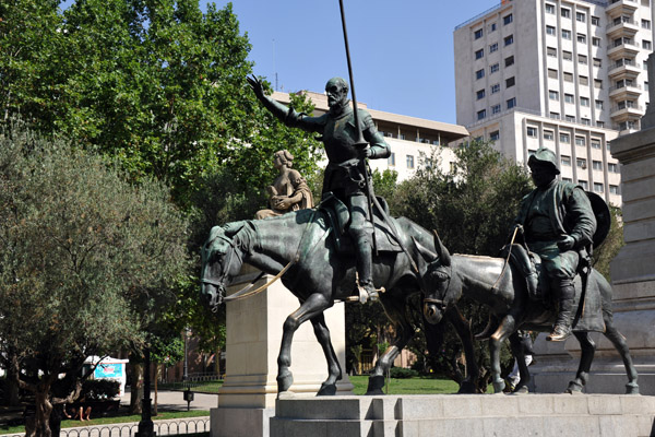 Don Quixote and Sancho Panza, Cervantes Monument