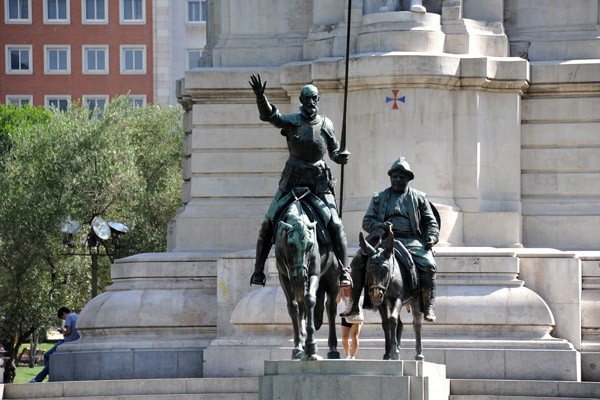 Don Quixote and Sancho Panza, Cervantes Monument