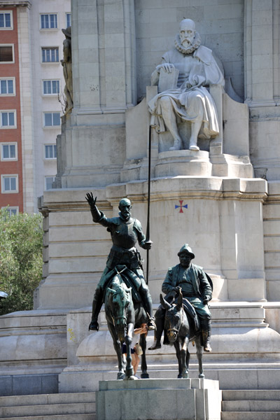 Don Quixote and Sancho Panza, Cervantes Monument