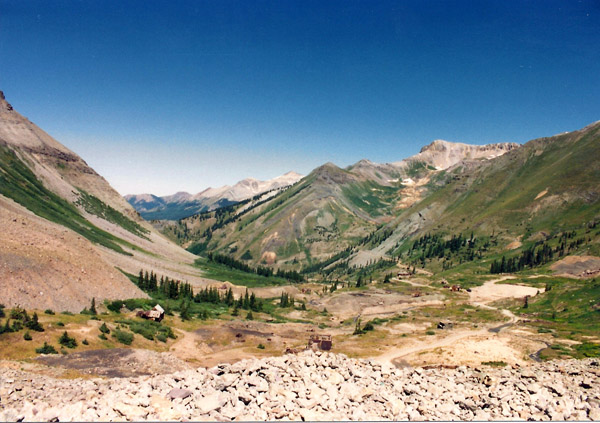 Imogene Pass between Telluride and Ouray