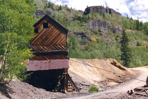 Abandoned mine, Engineer Pass