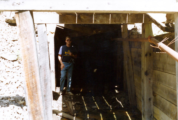 Old mine shaft, Engineer Pass 