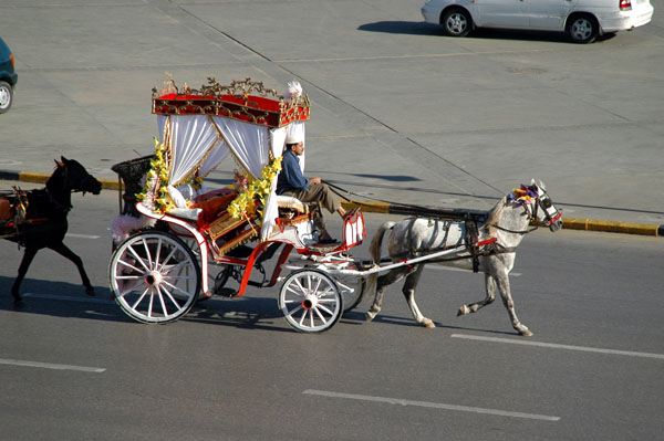 Tourist carriage on Green Square, Tripoli