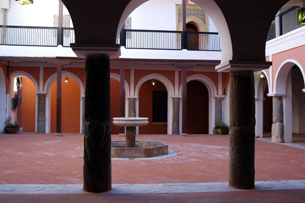 Interior courtyard belonging to the Jamahiriya Museum