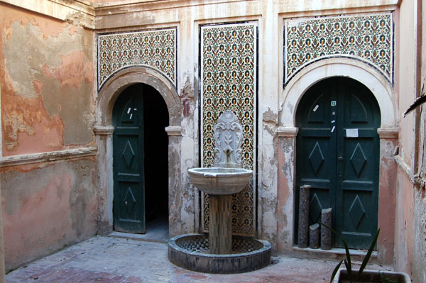 Tripoli Castle has many courtyards