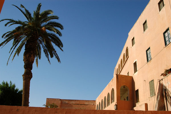 Mediterranean blue sky over Tripoli Castle