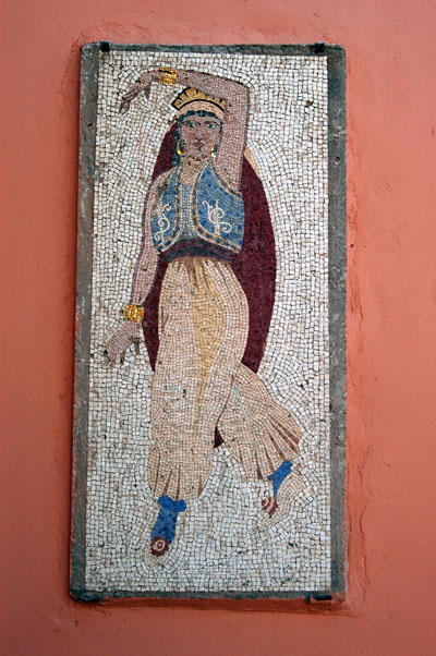 Belly dancer mosaic, Tripoli Castle