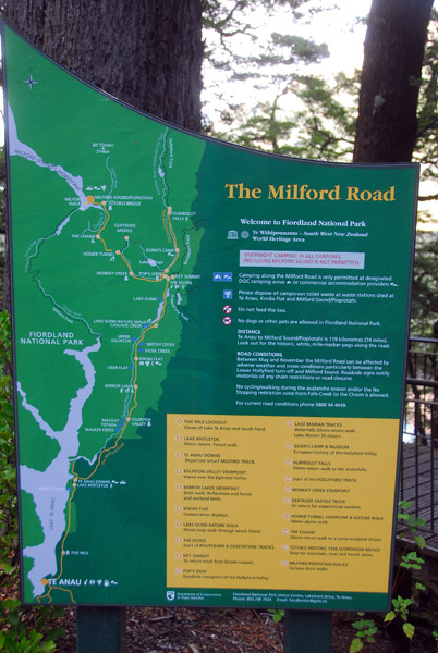 Details on the Milford Road