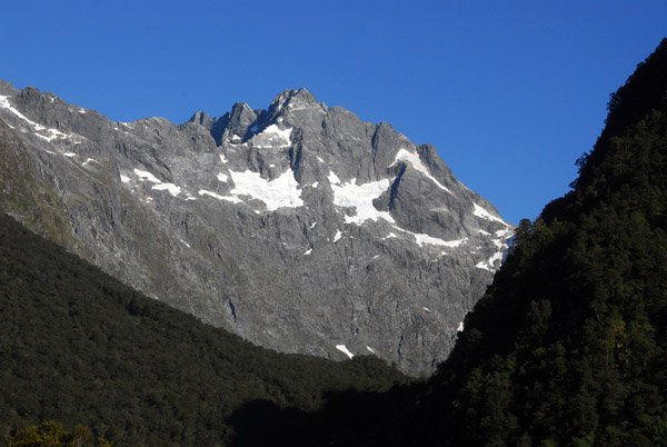 Mount Crosscut on the NW side of Lake Marian