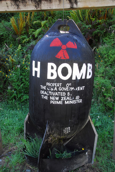 H Bomb deactivated by the New Zealand Prime Minister