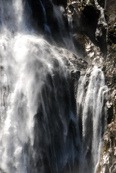 Bowen Falls, near the Milford cruise wharf