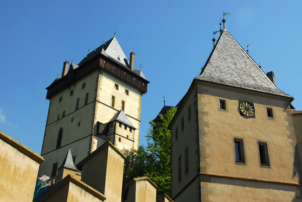Karltejn Castle, founded in 1348 as the royal residence and treasury of Holy Roman Emperor Charles IV