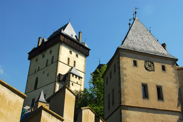 Karlštejn Castle, founded in 1348 as the royal residence and treasury of Holy Roman Emperor Charles IV