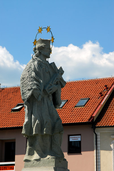 Statue on Husovo nměst, - St. John of Nepomuk, Beroun