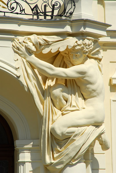 Sculpture of a young man, Beroun City Hall