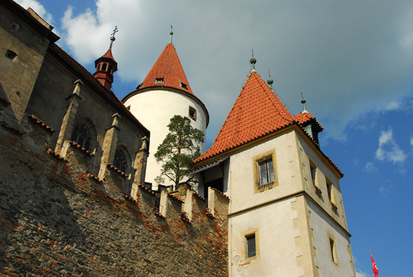 Tower on the south wall of Křivoklt Castle