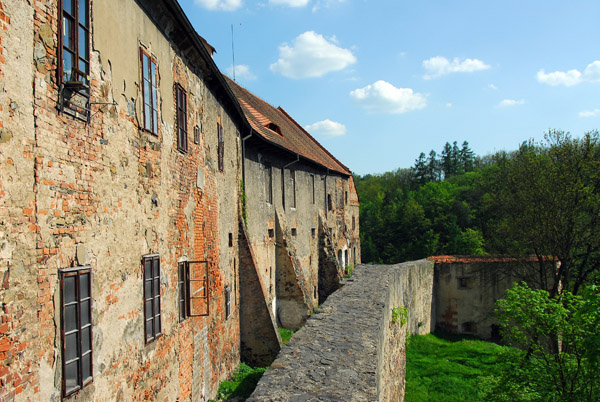 Western wall - Křivoklt Castle