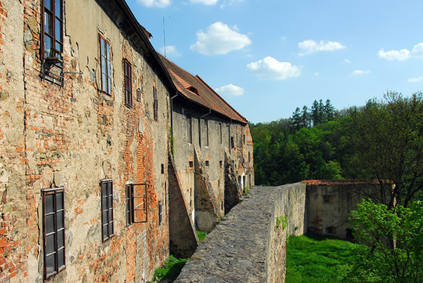 Western wall - Křivoklát Castle