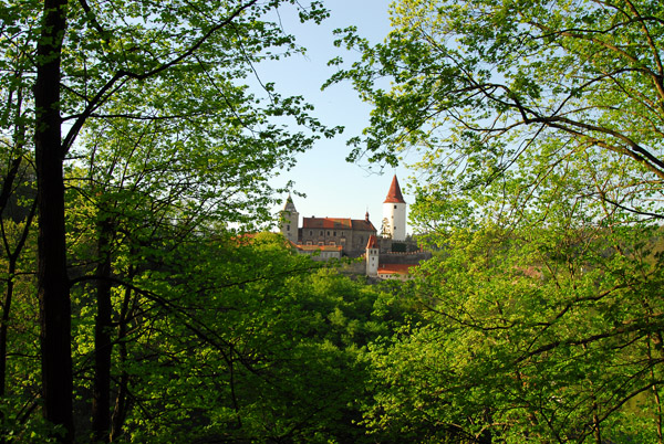 Křivoklt Castle in the forest of Central Bohemia