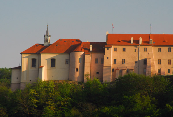 Castle Nibor overlooking the Berouna River