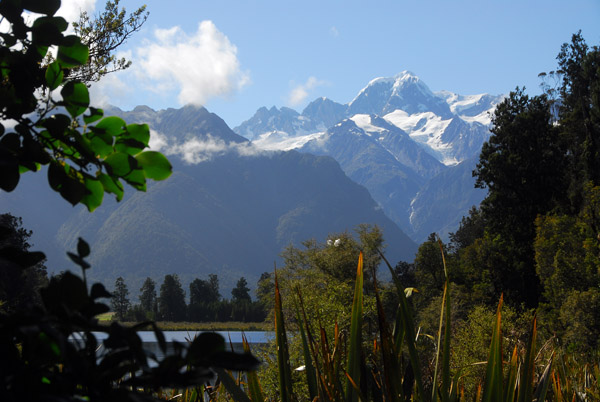 There is a nice 1 hour hike around Lake Matheson