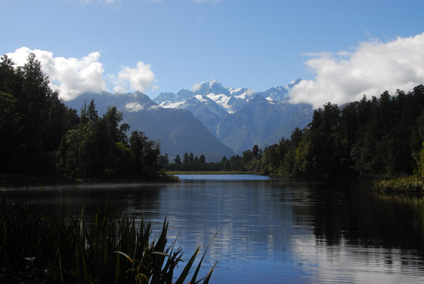 Come early for the famous reflections at Lake Matheson