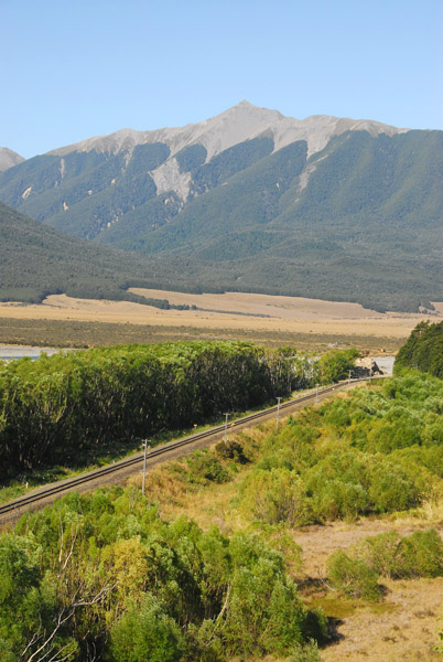 Railroad through Arthur's Pass