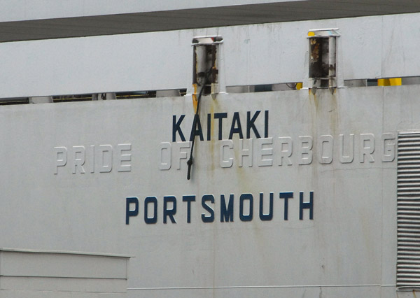 The fomer channel ferry Pride of Cherbourg rechristened the Kaitaki
