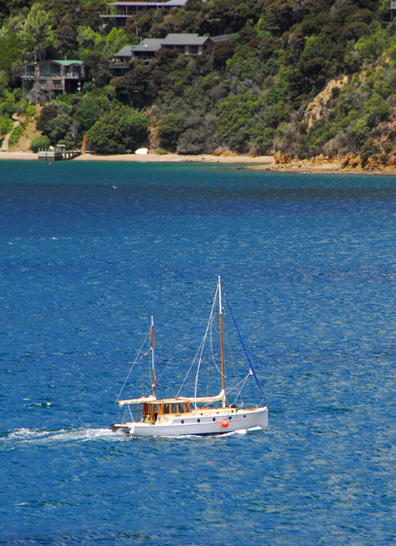 Old wooden boat, Queen Charlotte Sound