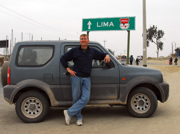 The last leg of the journey - Paracas back to Lima