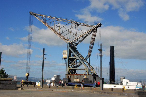 Old crane, Lambton Harbour, Wellington