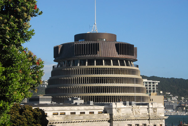 The Beehive, 1969 (completed in 1980) Wellington