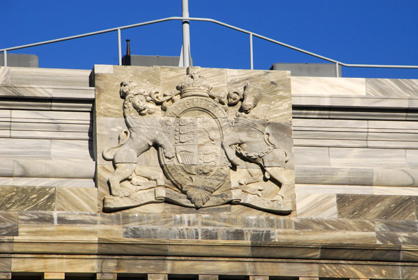 British coat-of-arms, New Zealand Parliament, Wellington