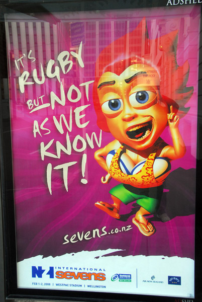 New Zealand International Rugby Sevents poster